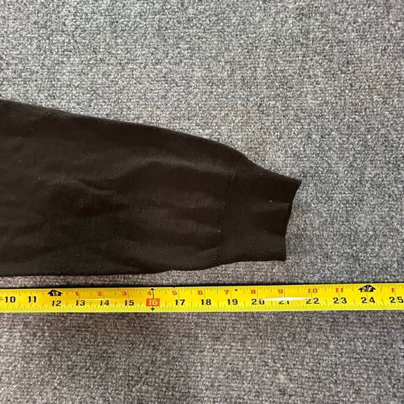 I Levrieri Crew Neck Sweater 50% Wool Made in Italy Brown XL - Picture 6 of 6